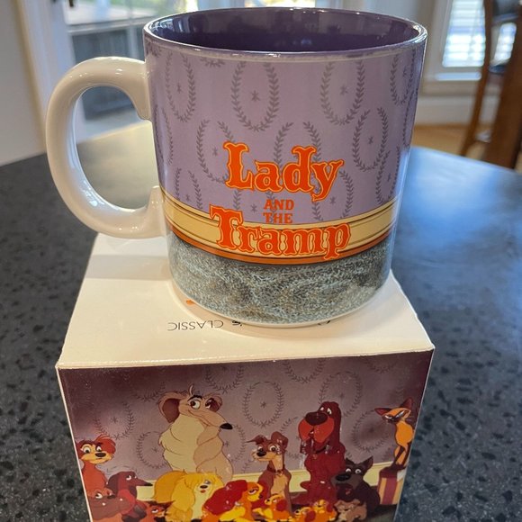 Disney Vintage NWT Lady & the Tramp Collectible Mug in Original Box RARE FIND - Picture 2 of 7